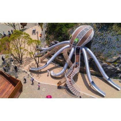 章鱼不锈钢滑梯