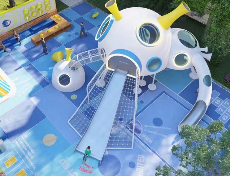 星际乐园球体滑梯