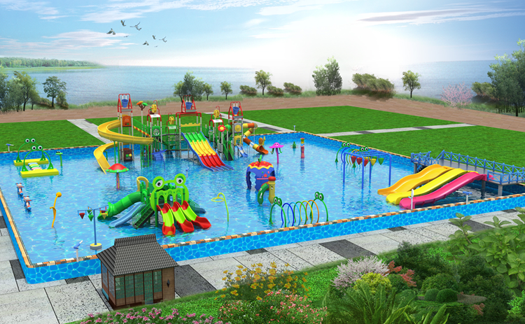 水上乐园组合滑梯