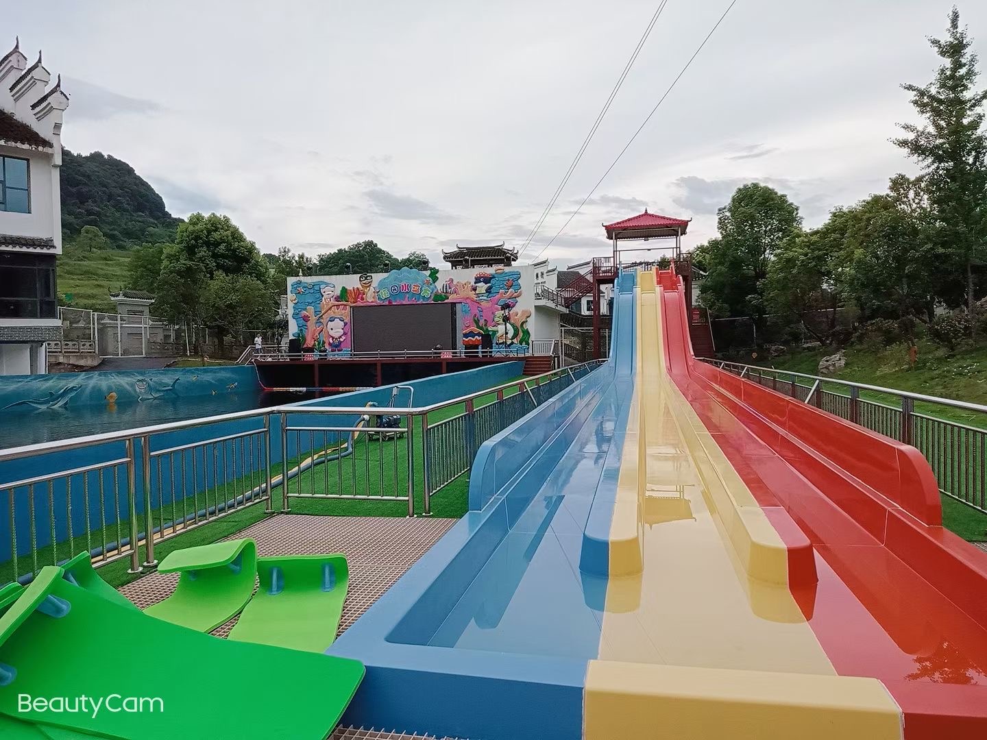 水上乐园组合滑梯 (13)