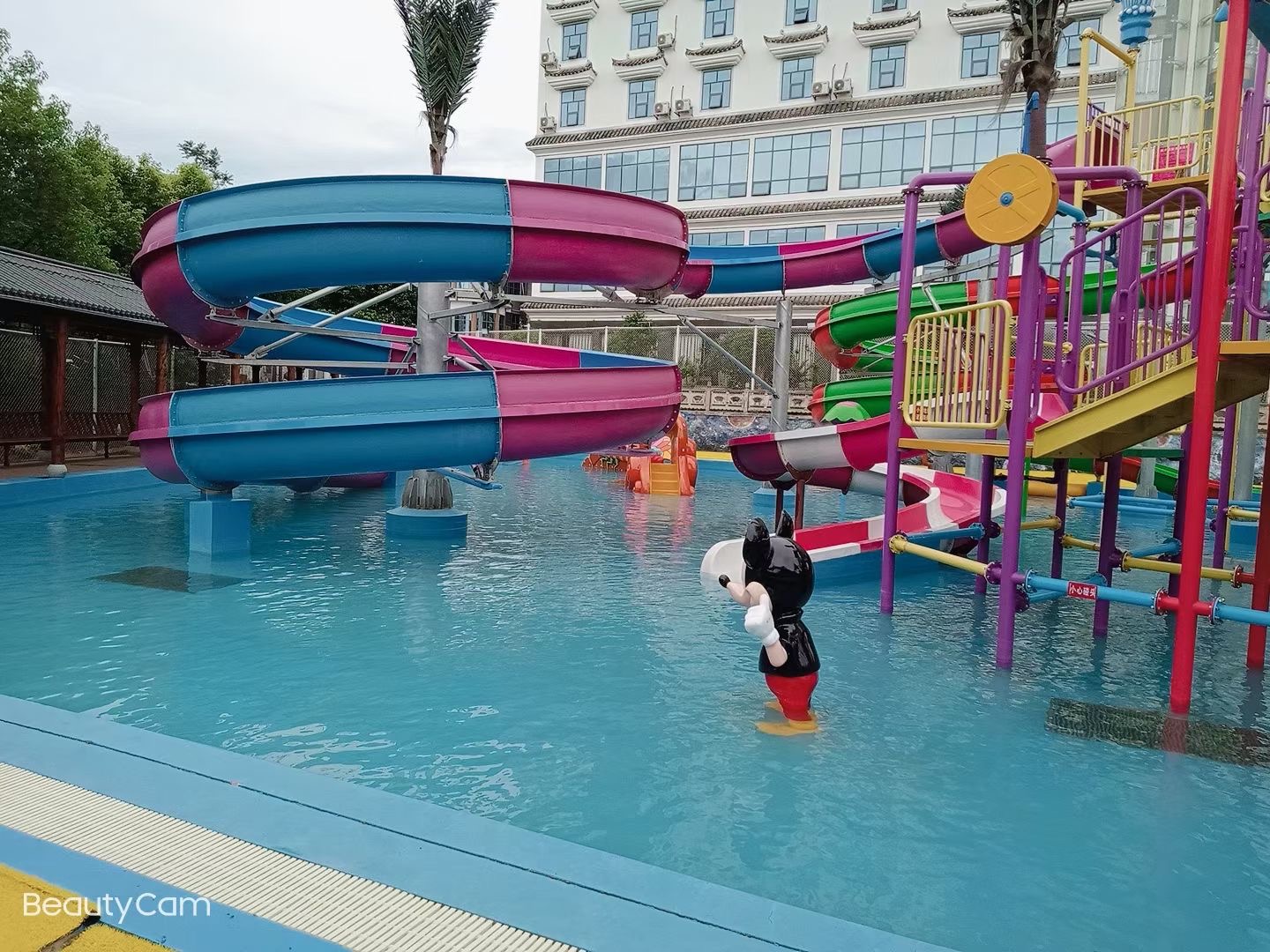 水上乐园组合滑梯 (15)