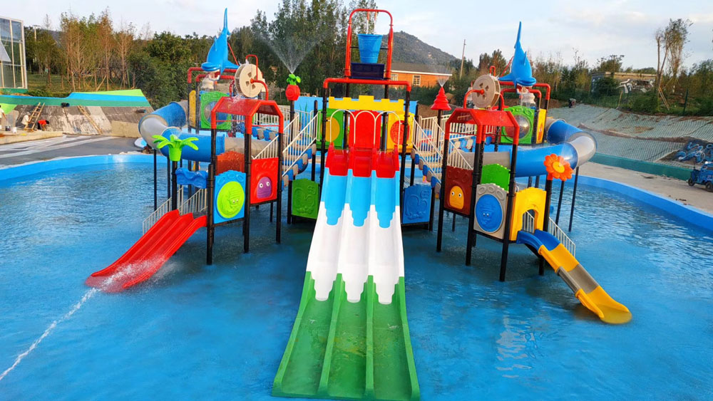 水上乐园组合滑梯 (8)