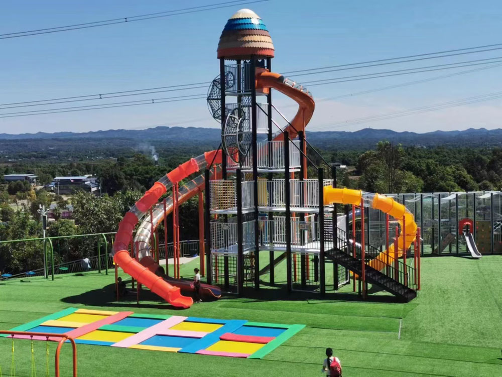 飞天城堡组合滑梯无动力乐园 (30)