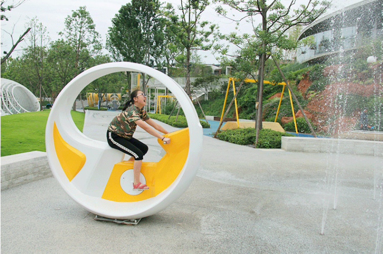 公园脚踏喷水车 (3)