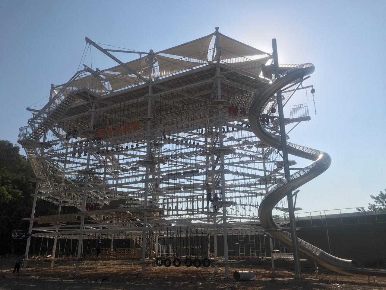 高空拓展水晶塔勇士塔 (2)